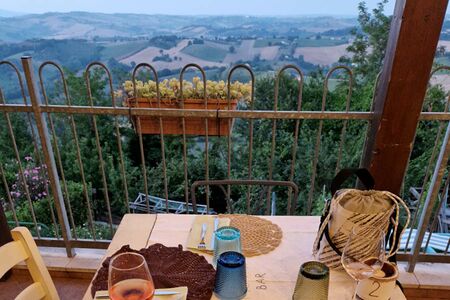 ... Dinner mit Aussicht ...